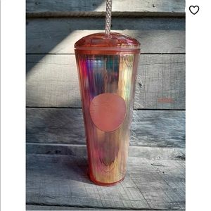 Starbucks 2020 peach hologram unicorn tumbler